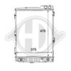 DIEDERICHS 8101105 Radiator, engine cooling